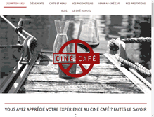 Tablet Screenshot of cinecafe.fr